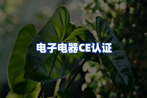 电子电器CE认证